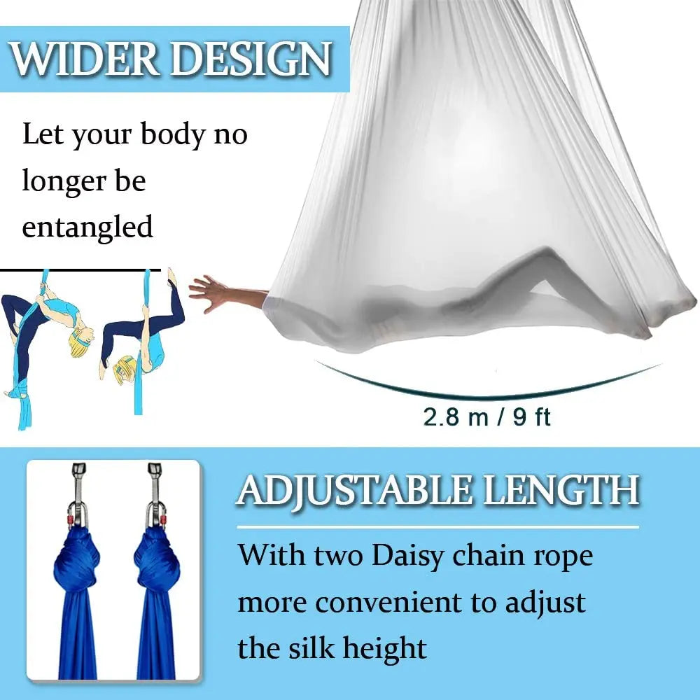 Aerial Yoga Hammock for Elasticity Swing