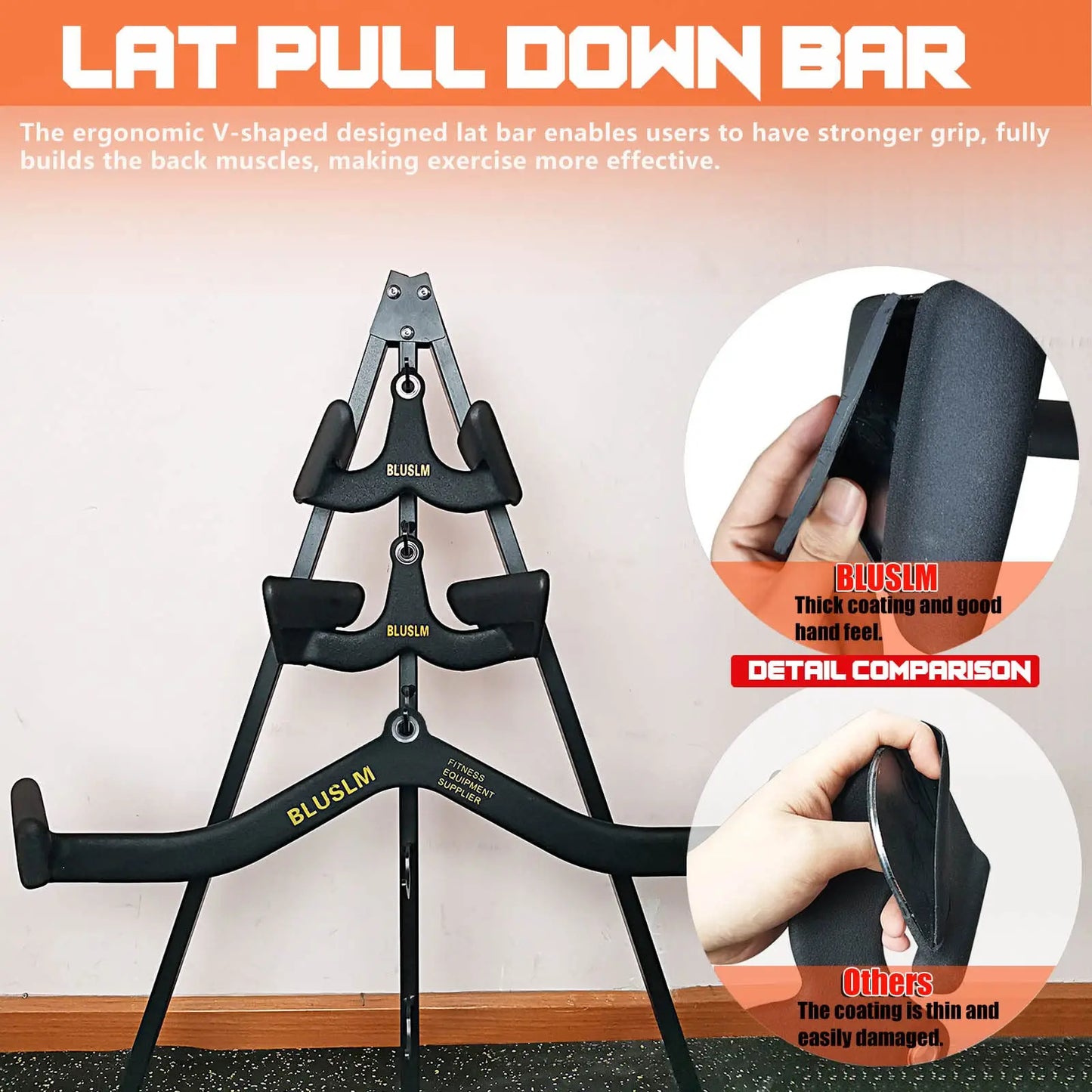 Gym Fitness Grip For Lat Machine